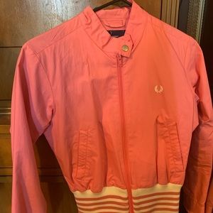 Fred Perry Pink Ladies Jacket us4/uk8 Women’s M